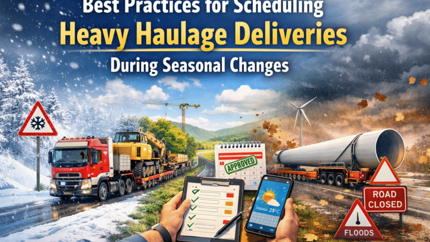 Best Practices for Scheduling Heavy Haulage Deliveries During Seasonal Changes in the UK