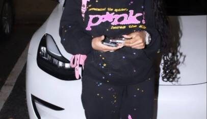 Spider Sweatshirt Front Side View