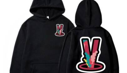 Vlone Circle V Logo Hoodie