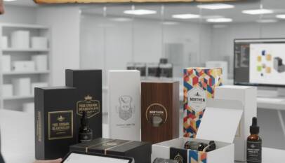 custom printed beard oil boxes