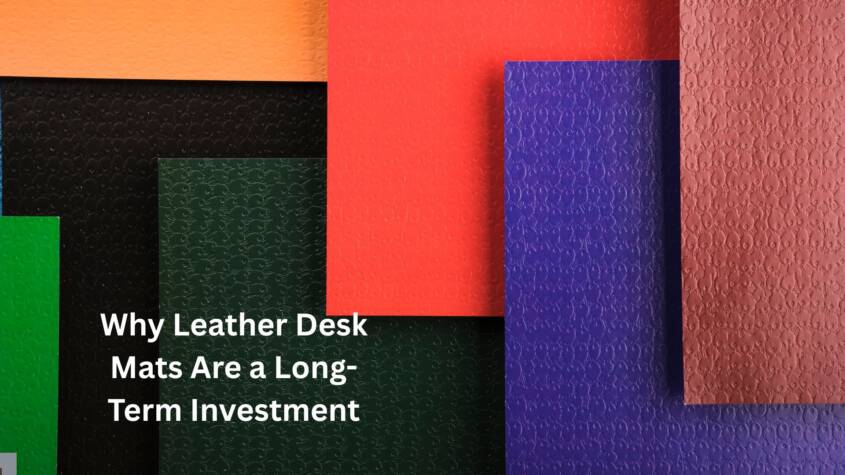 leather desk mat