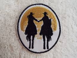 Western embroidery patch