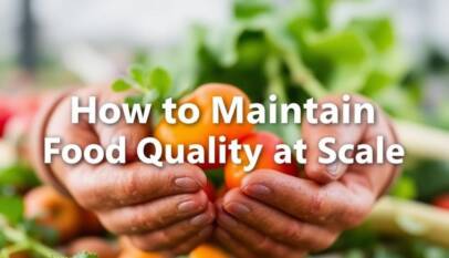 How to Maintain Food Quality at Scale